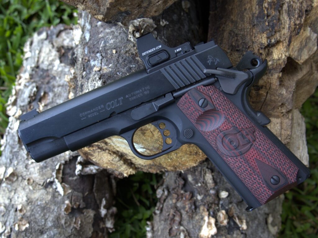 colt lightweight commander optic ready pistol hero image