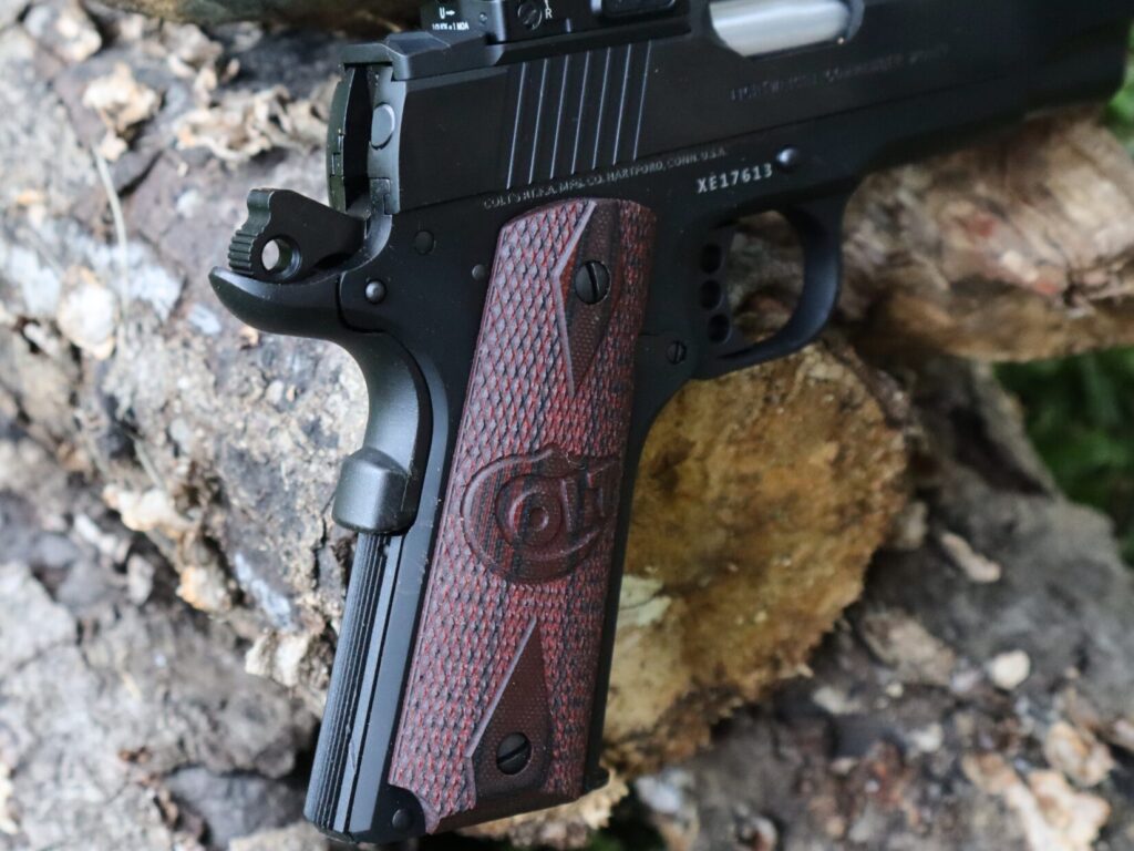 mainspring housing and grip safety of the colt commander