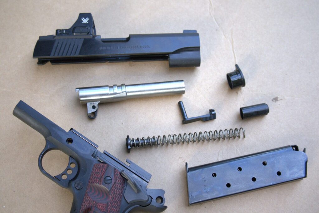 colt commander disassembled
