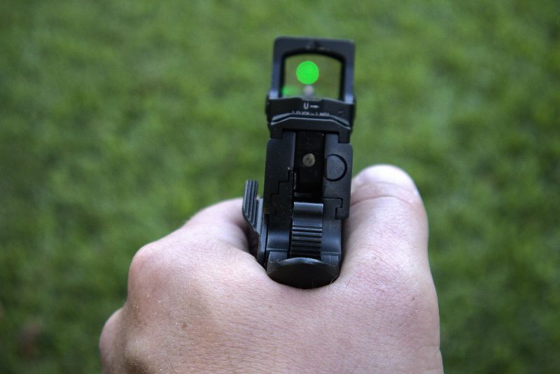 colt commander optic ready with a view through the vortex ccw defender optic