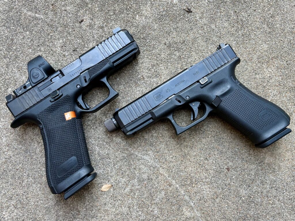 a gen 5 g45 and gen 6 g45 next to each other so the differences can be seen.