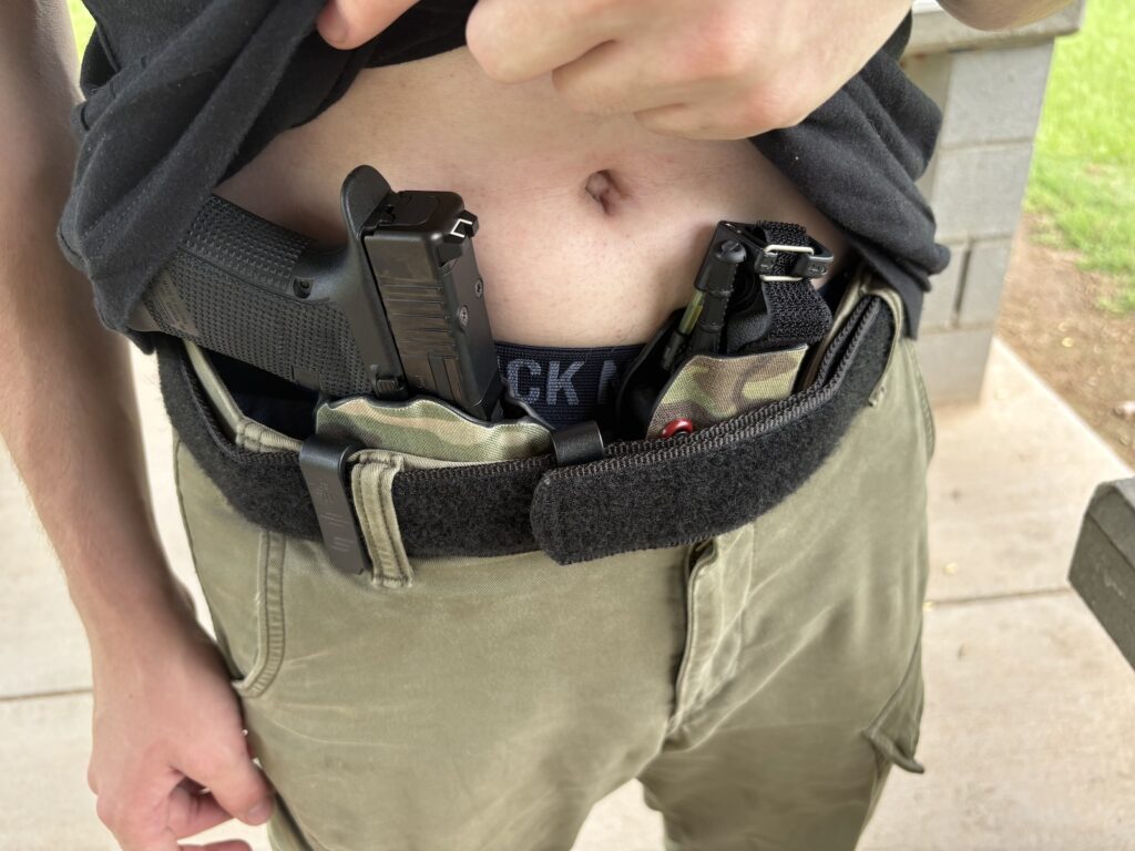 IWB holster carry of an ETQ