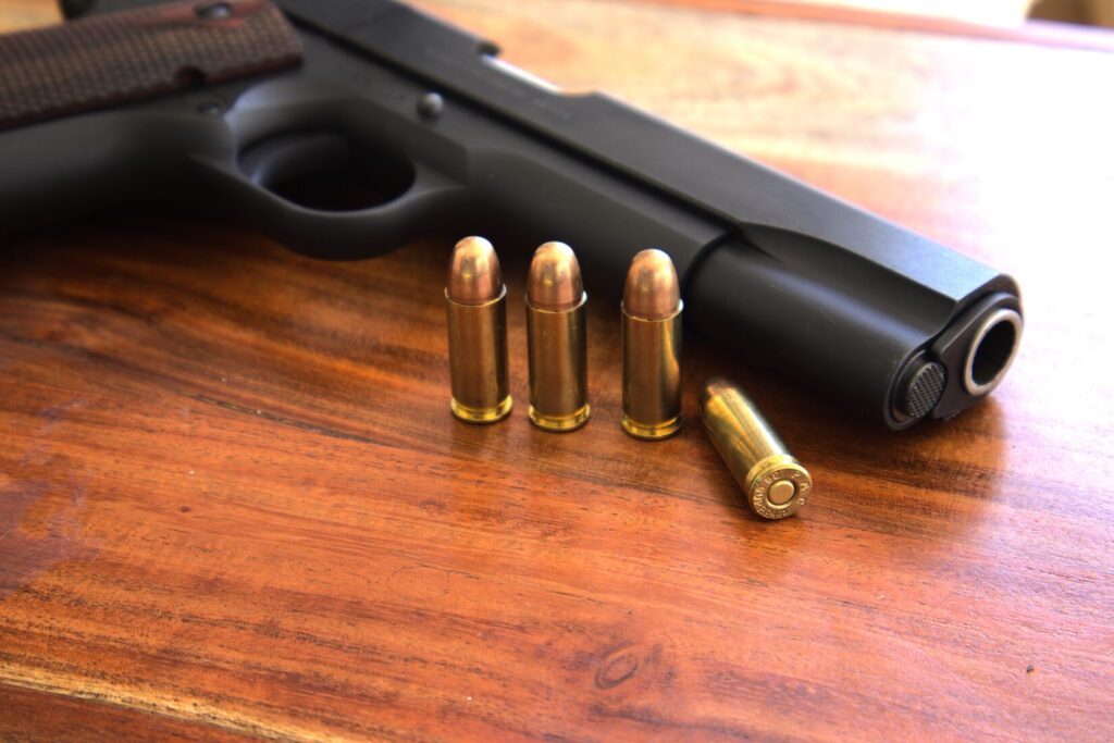 38 super ammunition with a 1911 pistol
