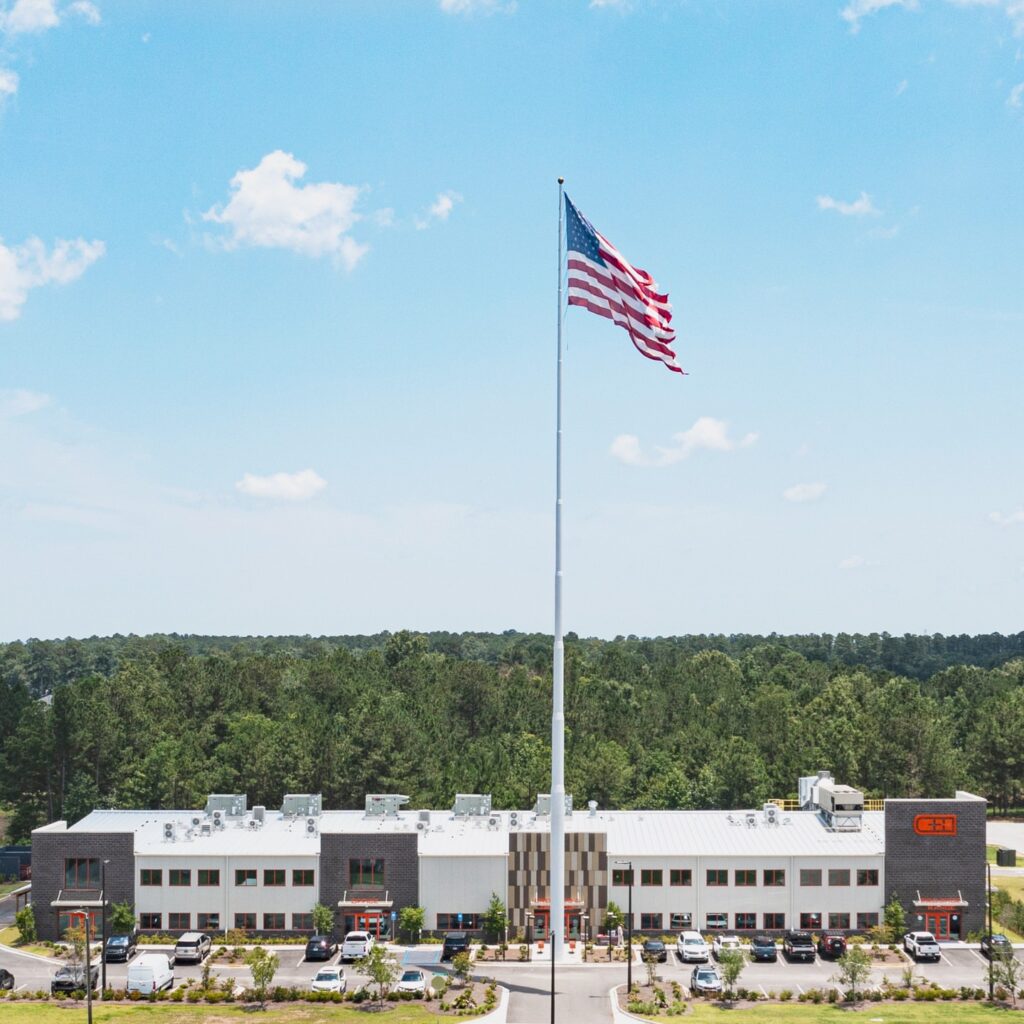 Pictured is the C&H facility in Richmond Hills, GA to include ground&rounds, the range, pro shot and coffee shop