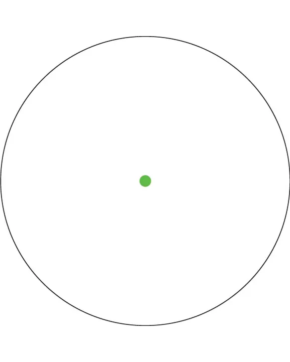 Green Dot on a white background. 