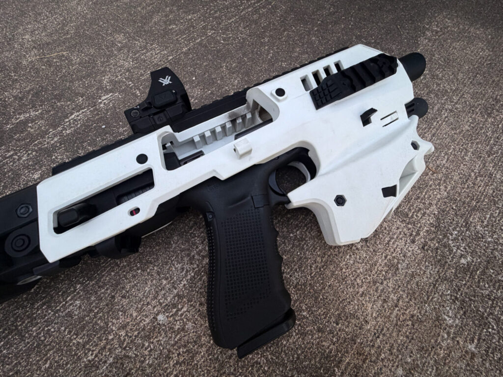 white pistol conversion kit