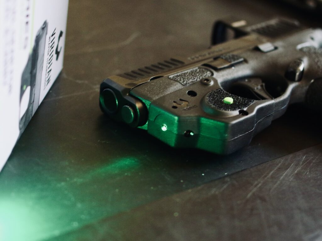 Viridian makes a frame mounted E-Series laser for the Bodyguard 2.0.