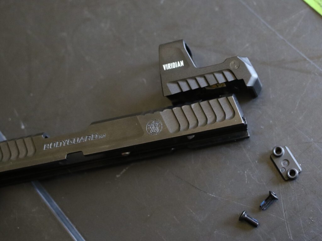 The texture on the RFX1 matches the serrations on the slide of the Bodyguard 2.0.