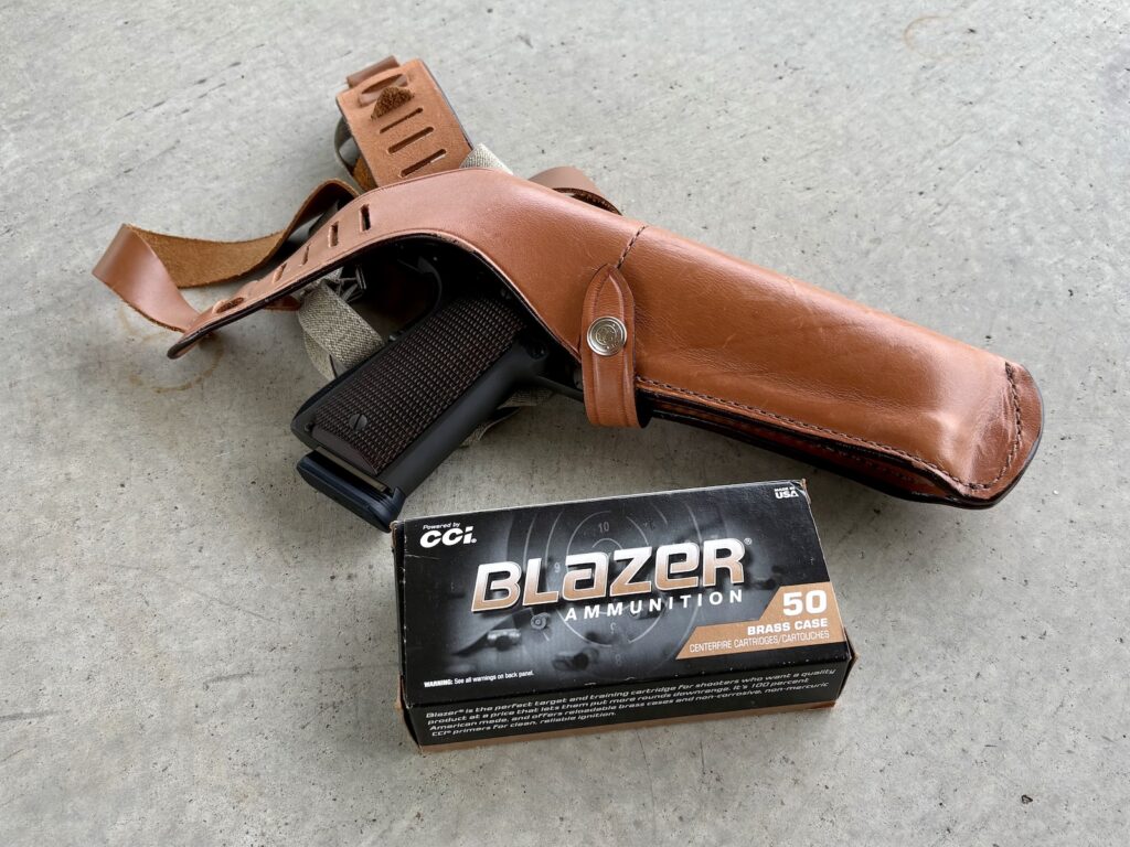 Shoulder holsters are a great option for carrying large guns. You can carry a 5" 1911 IWB, but is isn't easy.