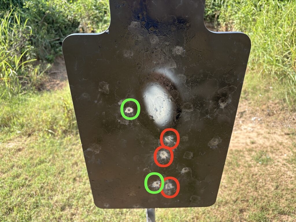 shots on target from the g19 and g43