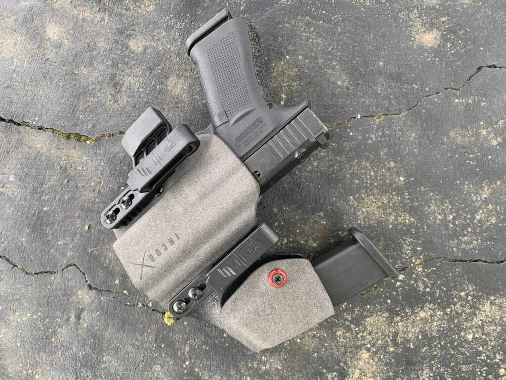 The GLOCK 43X in an Incog X is a great AIWB setup.