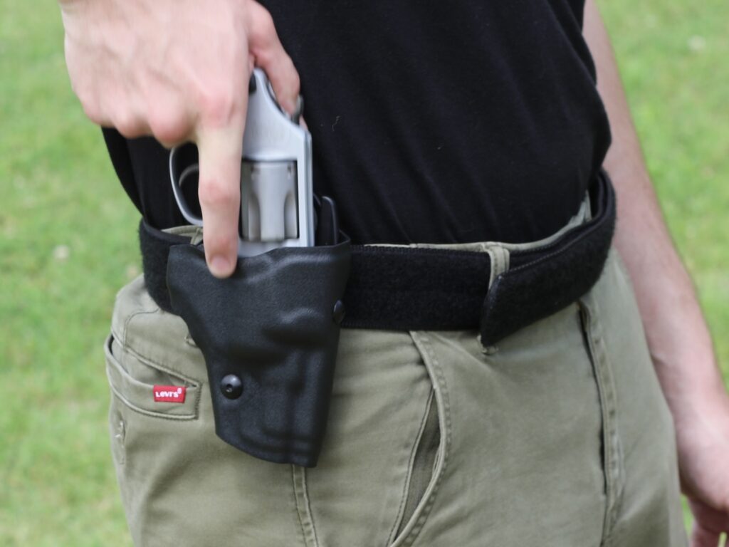 a safariland holster for a J-Frame revolver
