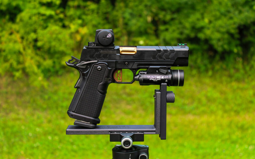 The Kimber 2K11, showing its clean lines and distinctive aesthetic