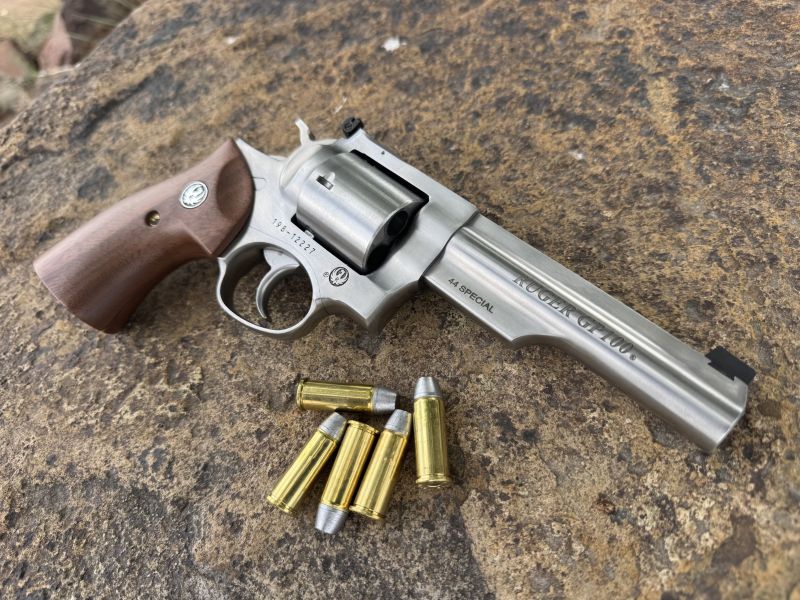 The Lipsey's Exclusive GP100 44 Special is a robust revolver with classic lines.