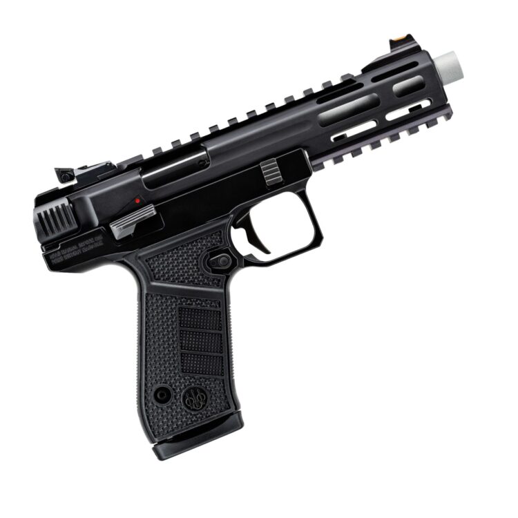 Beretta B22 Jaguar Tac metal on a white background.