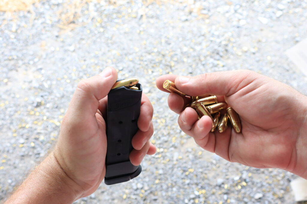 loading the all-polymer FN 309 magazine