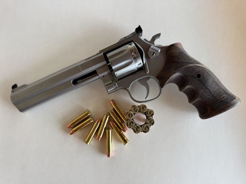 All-stainless construction, good sights, Nill Phil Hemphill match grips, and precision accuracy. The Spohr is competition ready.