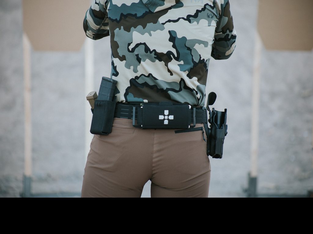 The Haley Strategic Partners Improved Trauma Response Kit (ITRK), a low-profile individual first aid kit pouch