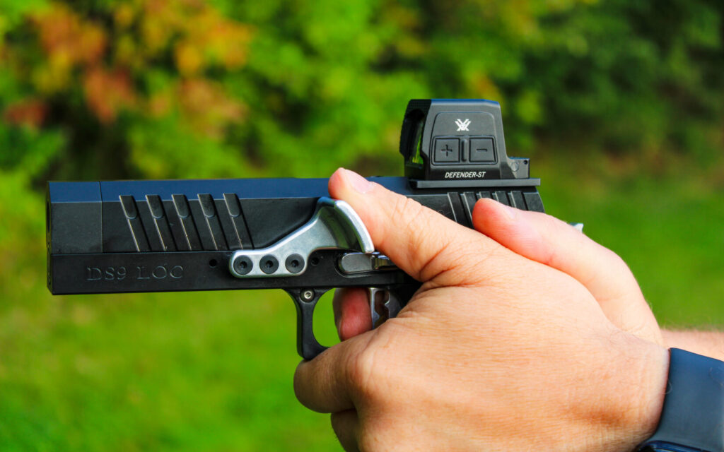 Holding the Masterpiece Arms LOC-V2.