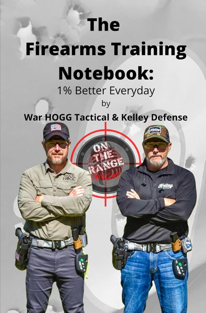 The Firearms Training Notebook, used to track shooting performance data for the War HOGG Skill Builder drills