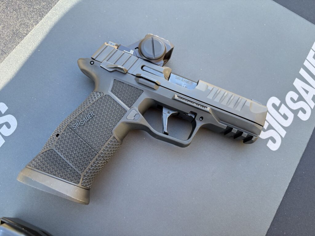 These new P385s will be available in five sizes. This is the Carry.