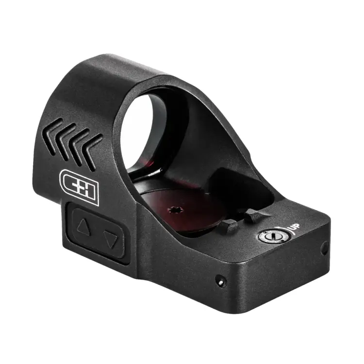 The COMP, a C&H Precision red dot with a large target window