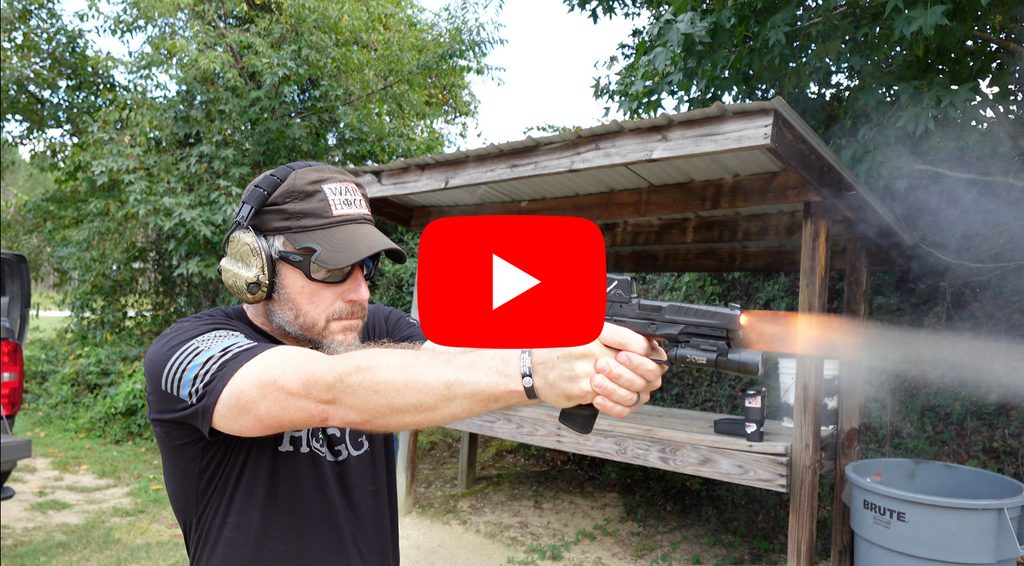 Rick Hogg of War HOGG Tactical fires the Springfield Echelon with the Sharps Bros. grip module