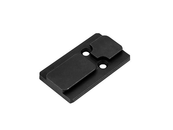 XS Sights Gen 6 ACRO optic plate, a black steel mounting plate for Glock Gen 6 pistols